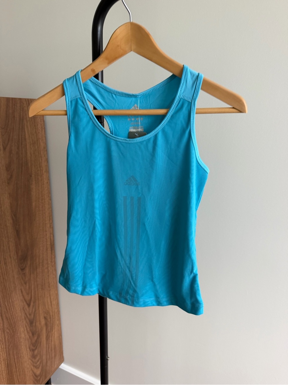 Adidas Performance Bright Blue Athletic Tank Top Kids Size L NWT